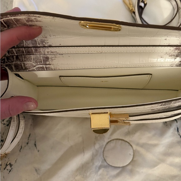 JW PEI Two-Tone Crocodile Embossed Clutch - Picture 4 of 5